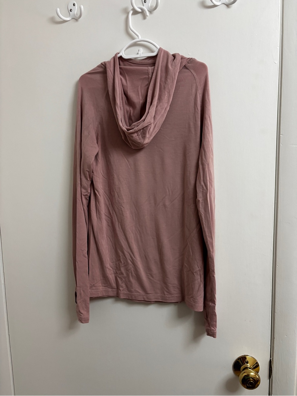 Freefly Women’s Lightweight Mauve Hooded Long-Sleeve Top XS